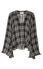 Beaufille Calypso V-neck Plaid Sweater