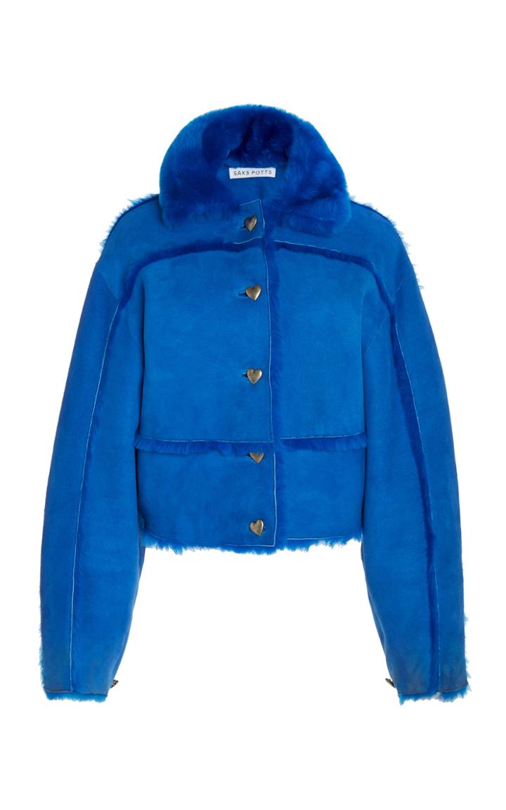 Moda Operandi Saks Potts Kahlo Oversized Shearling Jacket