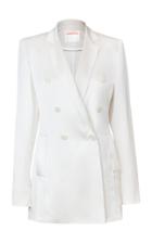 Moda Operandi Alejandra Alonso Rojas Silk Double-breasted Blazer Size: 0