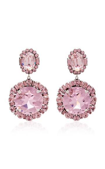 Dannijo Moore Pink Drop Earrings