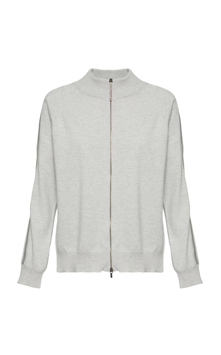 Fabiana Filippi Cashmere Bomber Jacket