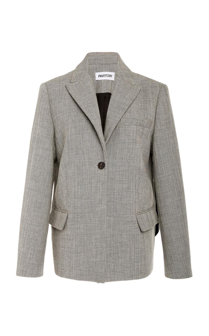Partow Owen Cotton Blazer