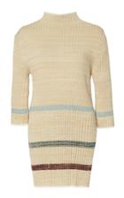 Boontheshop Collection Ribbed Knit Mock Neck Top