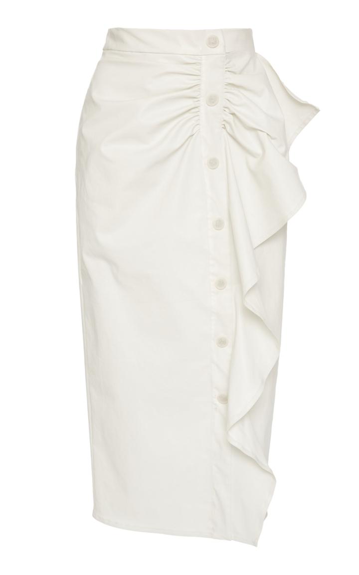 Max Mara Edmond Cotton Twill Pencil Skirt