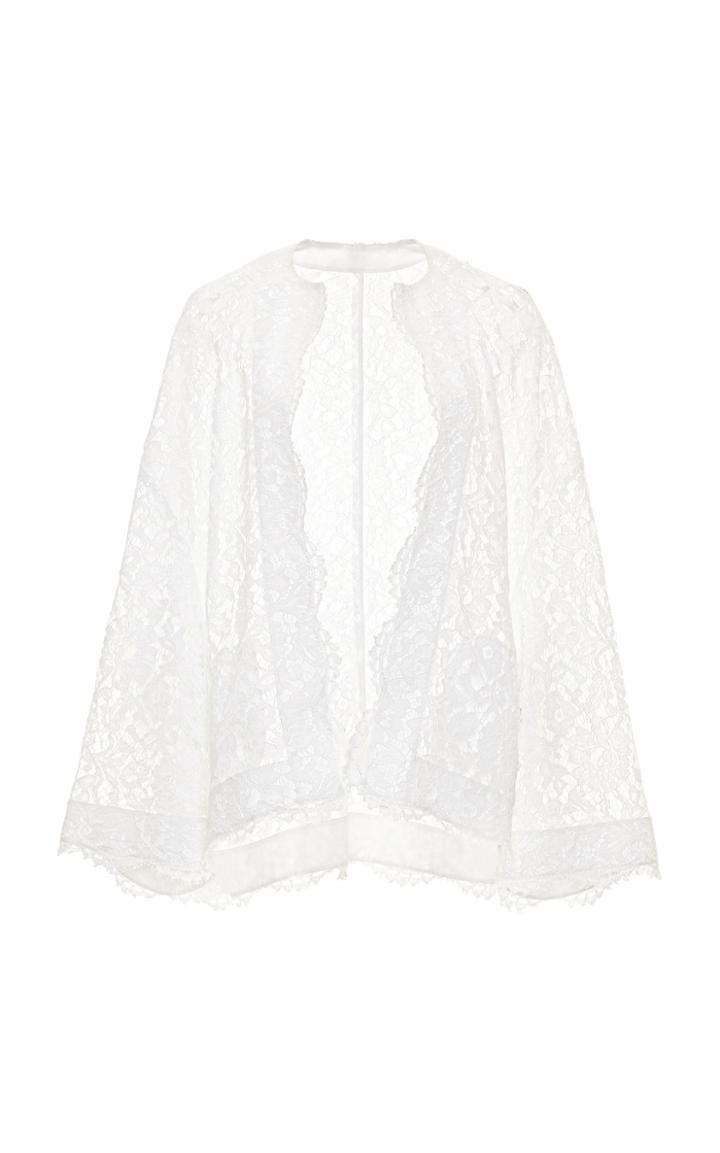 Moda Operandi Valentino Open Front Lace Jacket Size: 36
