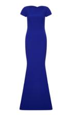 Safiyaa Oaklyn Fit-and-flare Heavy Crepe Dress