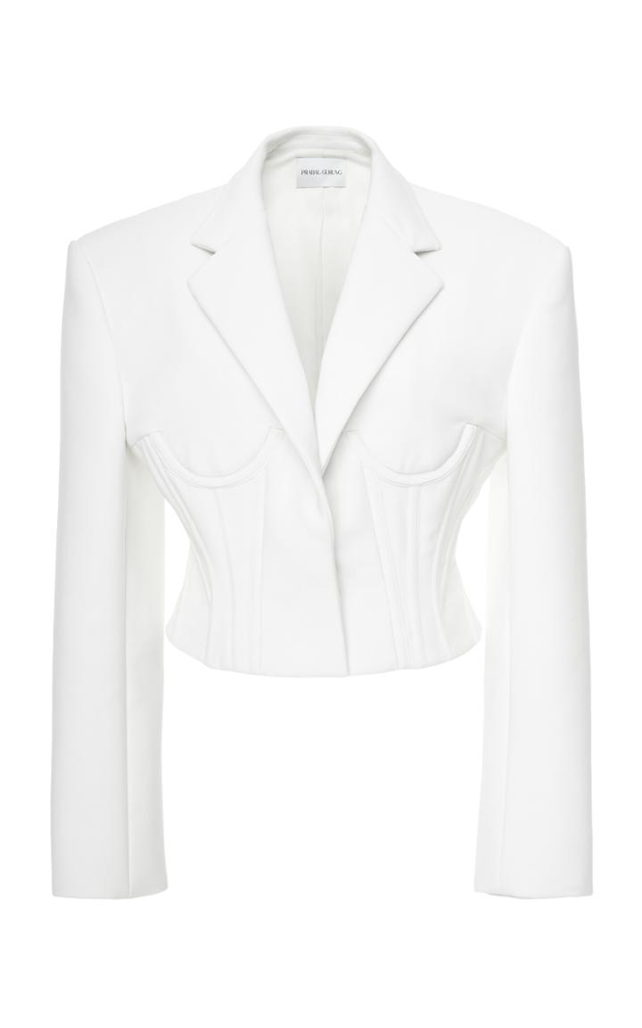 Prabal Gurung Anaa Cropped Corset Jacket