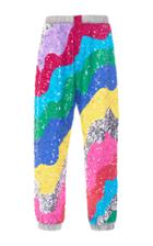 Mira Mikati Rainbow Wave Sequin Jogger