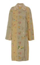 Pro Embroidered Linen Trench Coat