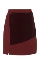 Cushnie Cady And Velvet Mini Skirt