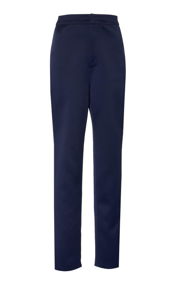 Huishan Zhang Eliza Straight Leg Satin Pants
