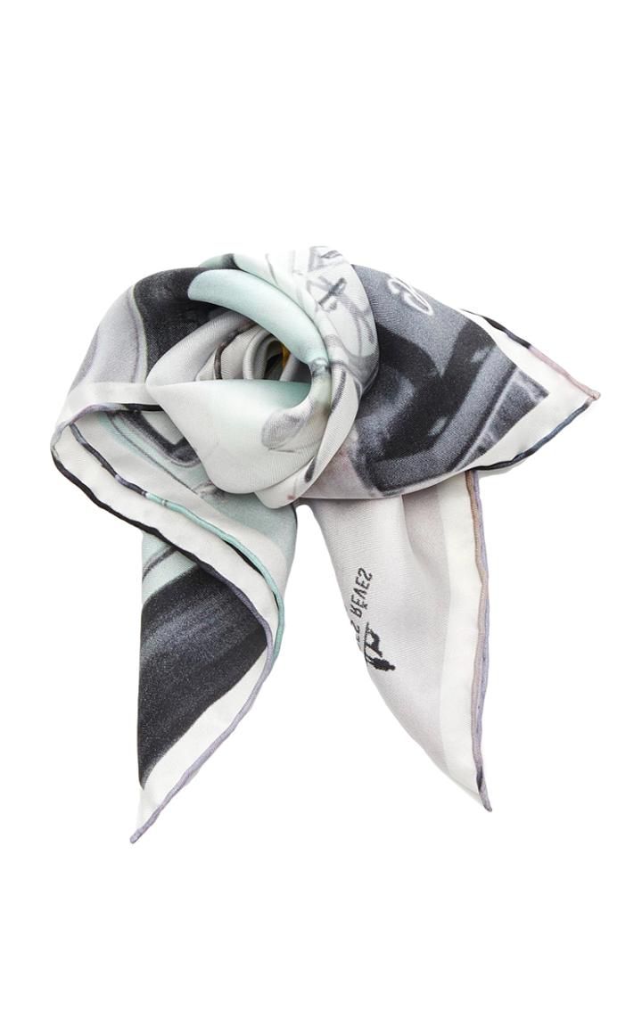 Temps Des Reves Citroen Paris Silk Scarf