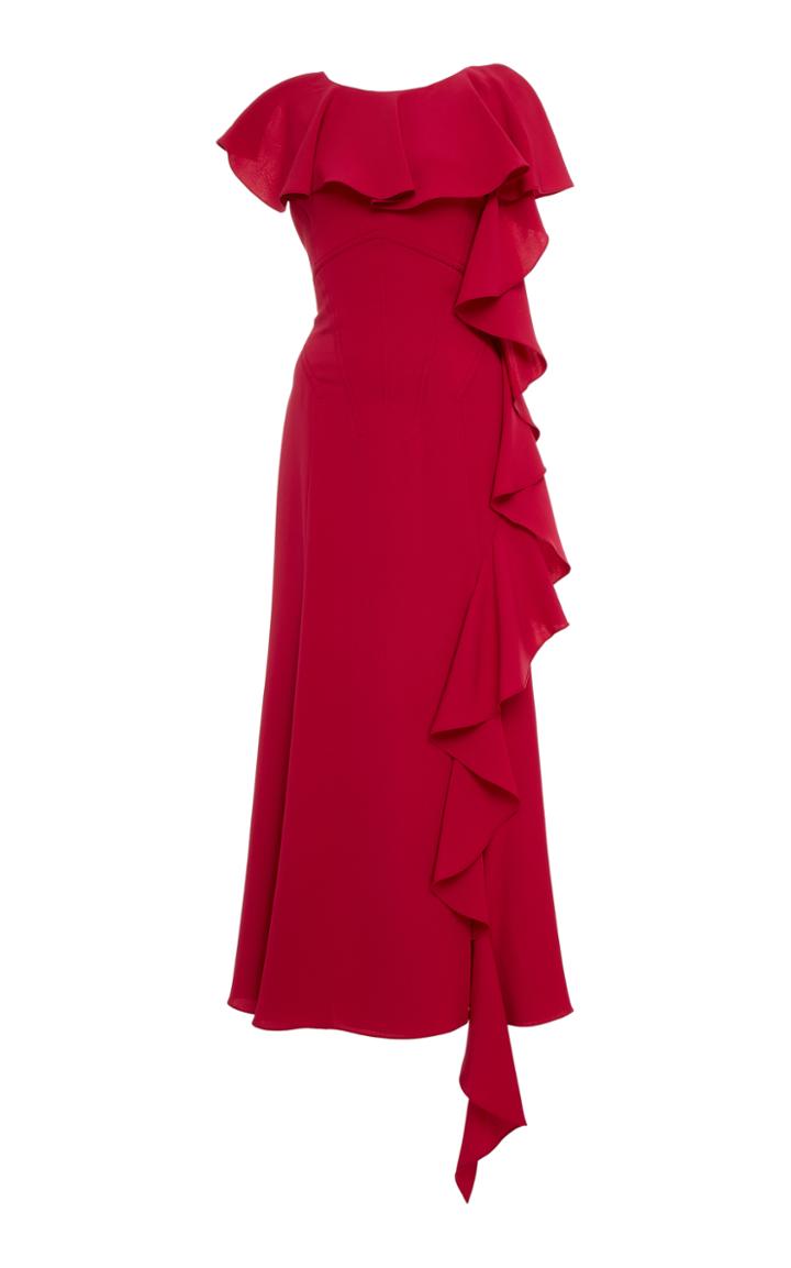 Prabal Gurung Paz Cascading Ruffle Dress