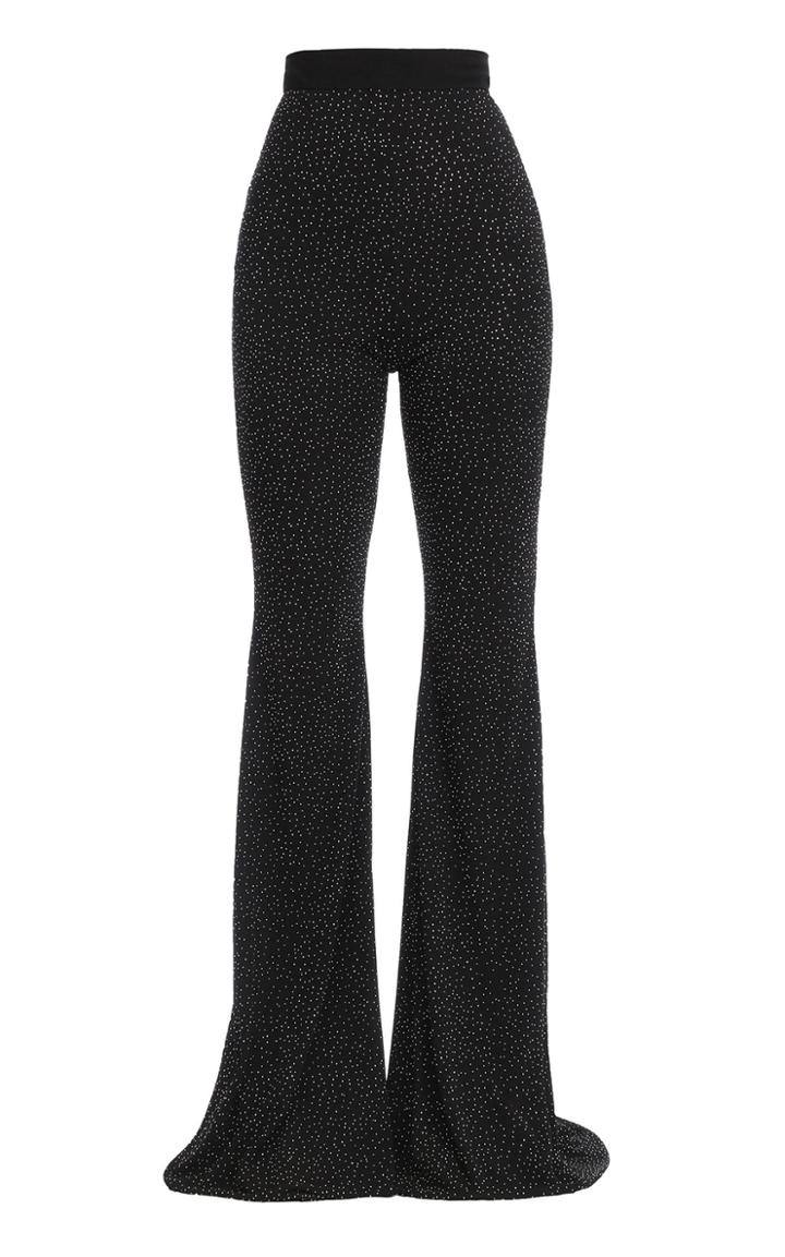 Balmain Polka-dot Flared Trousers