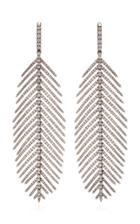 Sidney Garber Diamond Feathers That Move Earrings