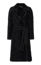 Moda Operandi Alberta Ferretti Reversible Chenille Logo Trench Coat