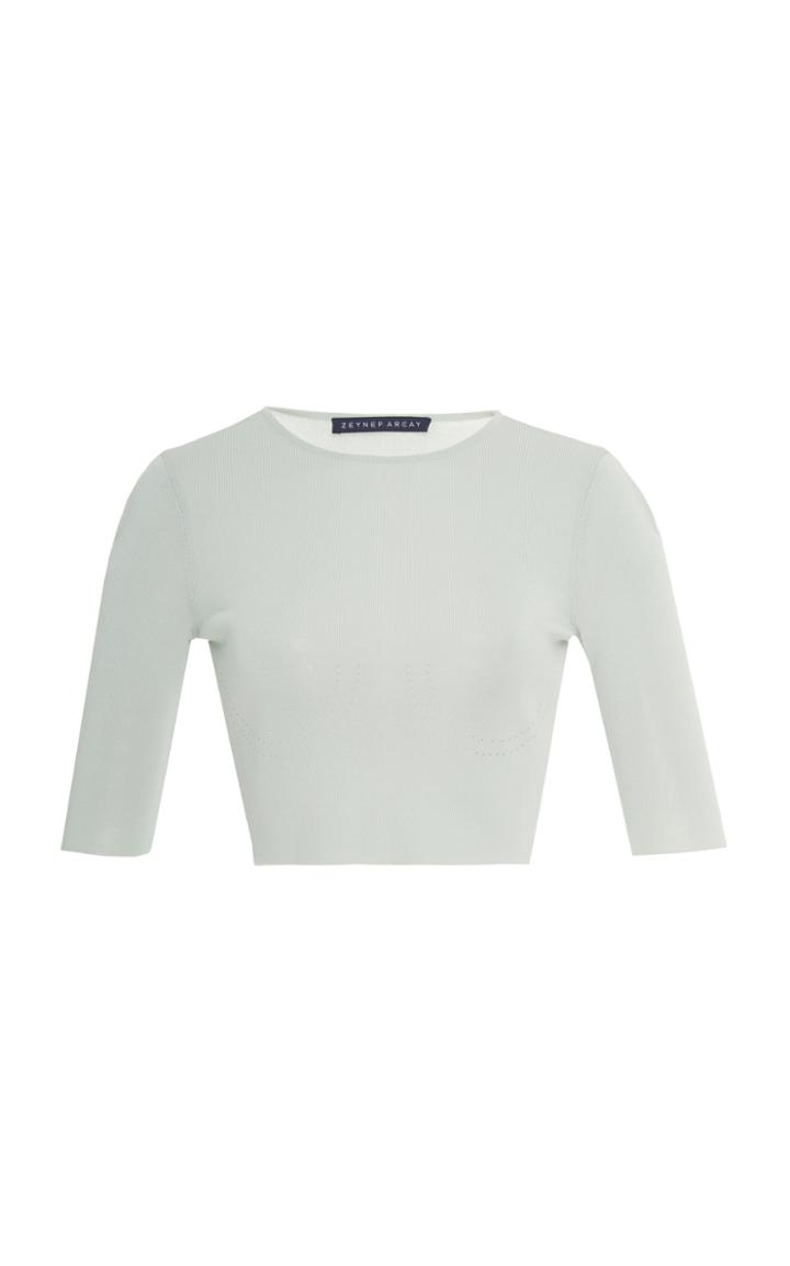 Zeynep Aray Knit Cropped Top