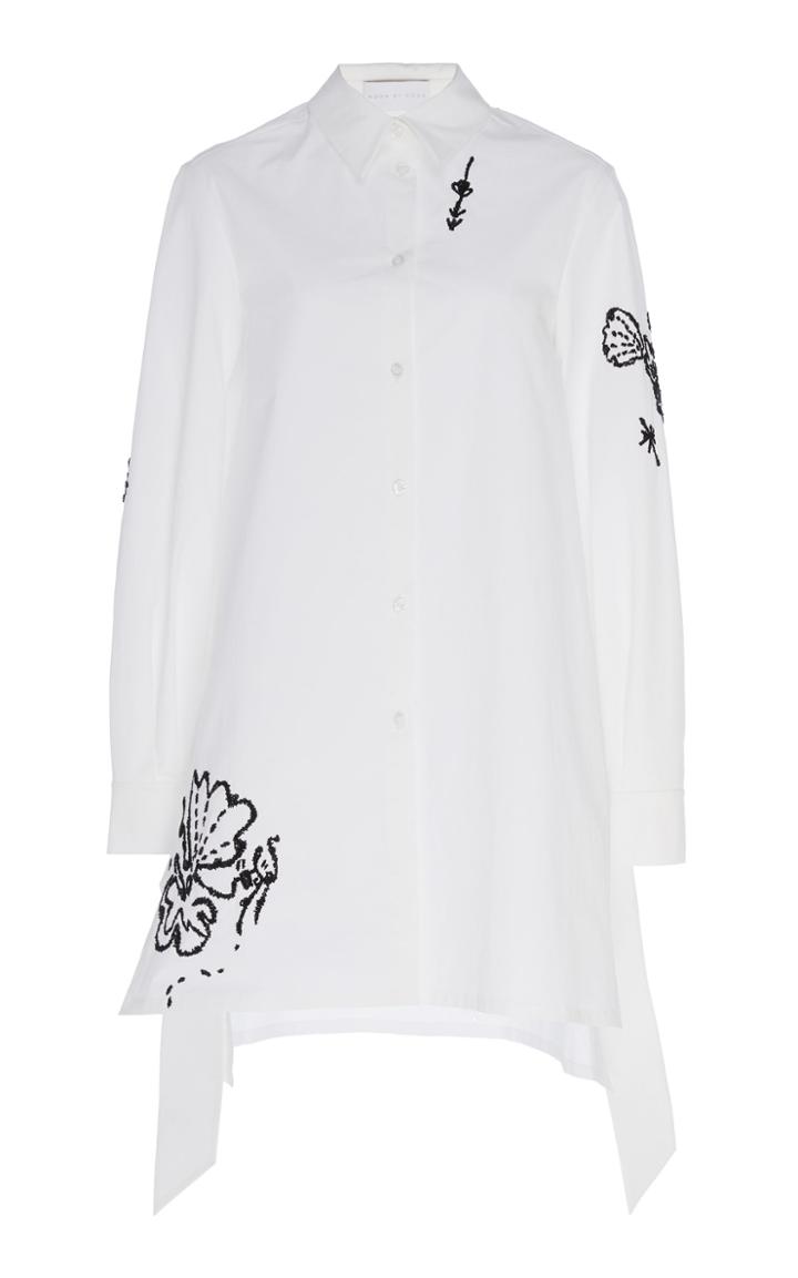 Noon By Noor Chester Embroidered Button-down Shirt