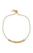 Moda Operandi Lauren Rubinski 14k Yellow Gold Lucky Gold Squares Necklace