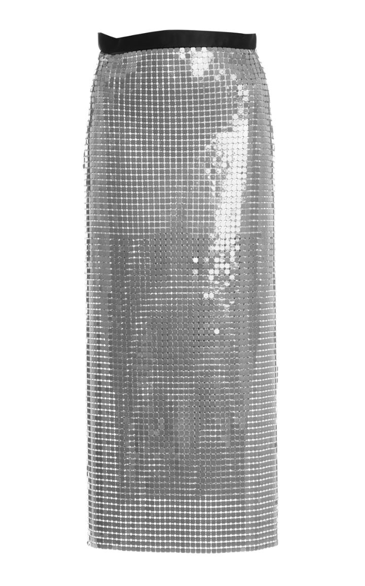Christopher Kane Chainmail-embellished Midi Skirt