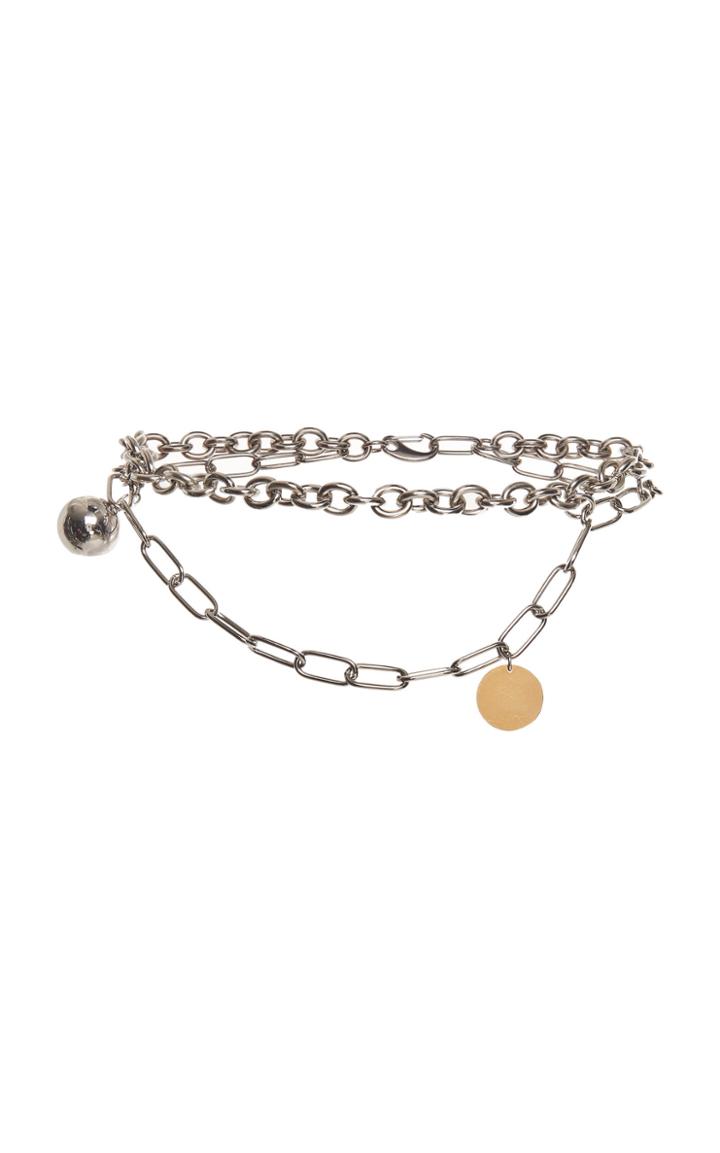 Marni Embellished Chain-linked Belt