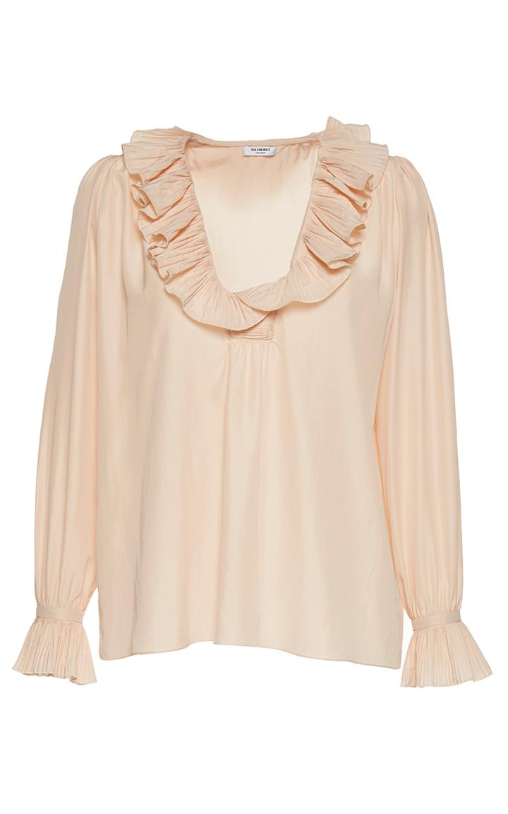 Vilshenko The Molly Pleated Blouse