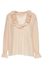 Vilshenko The Molly Pleated Blouse