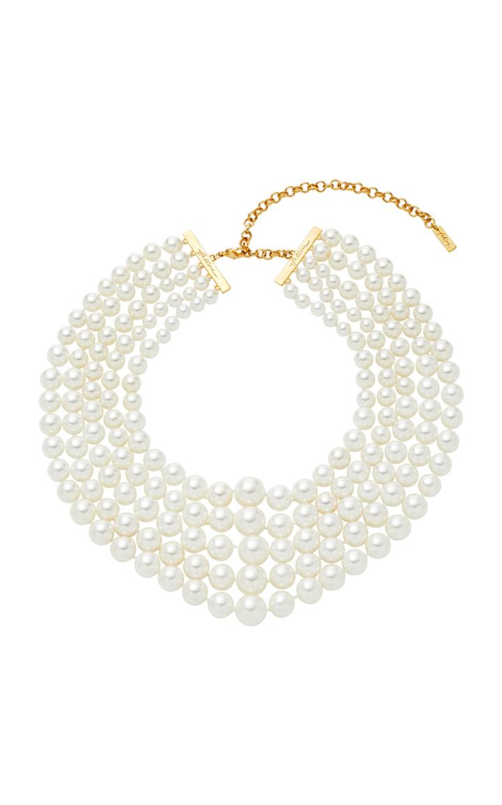 Fallon Faux Pearl Gold-plated Choker