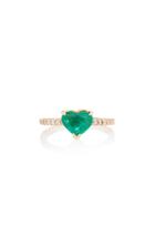 Shay Zambian Emerald Heart Ring