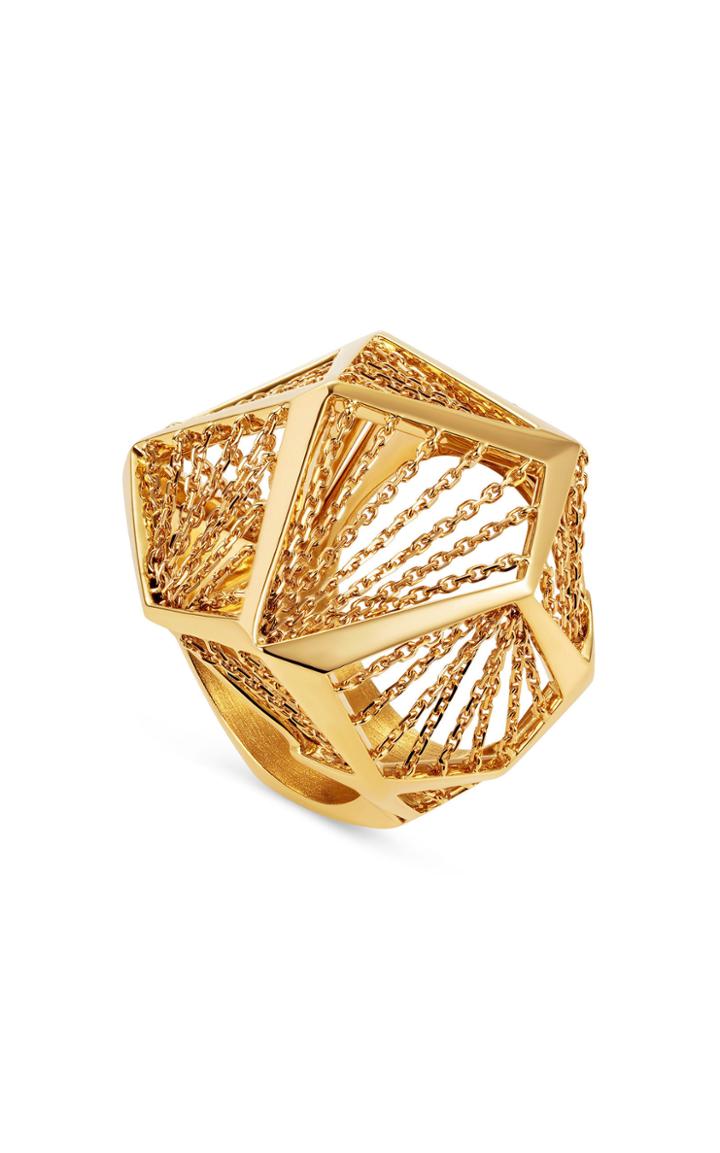 Mike Joseph Yellow Gold Modern Ring