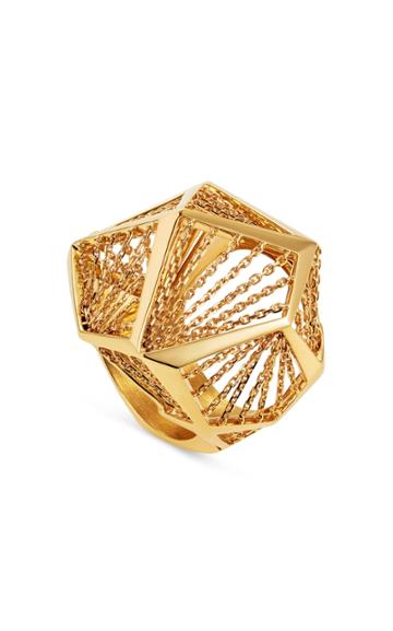 Mike Joseph Yellow Gold Modern Ring