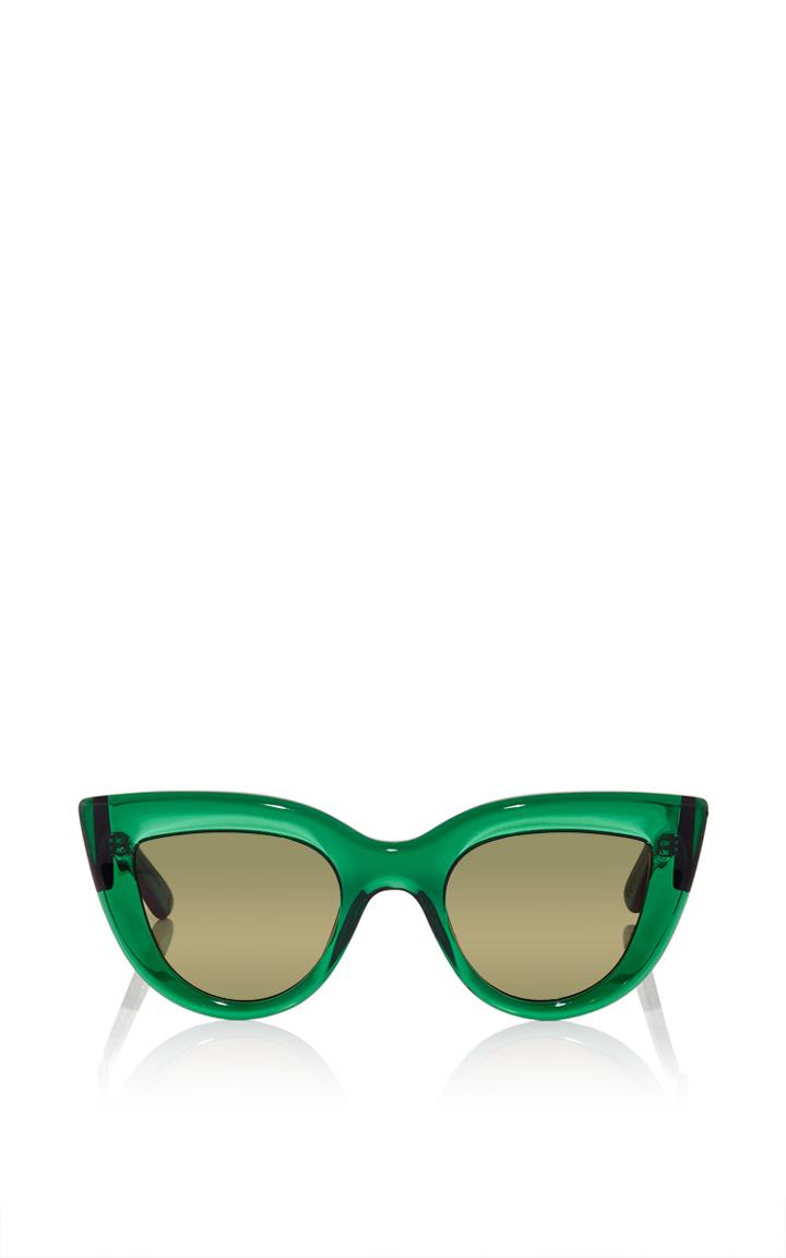 Ellery Green Quixote Cat Eye Sunglasses