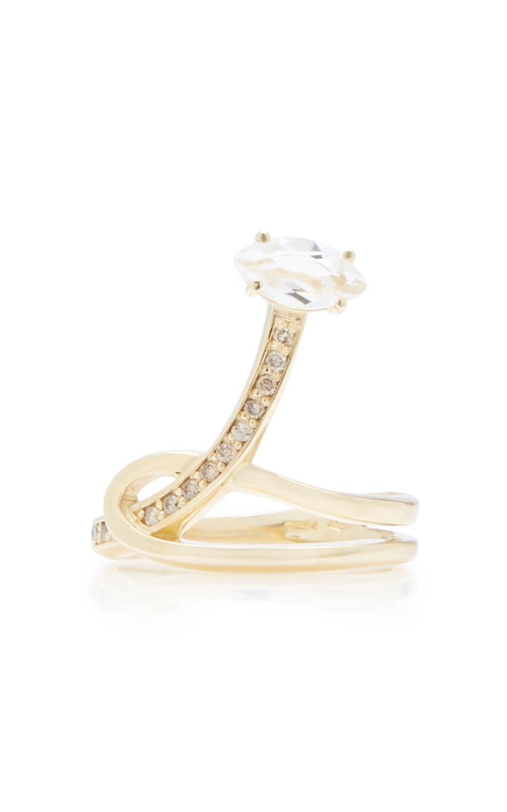 Bea Bongiasca Gloriosa Lily Glory 9k Gold Ring