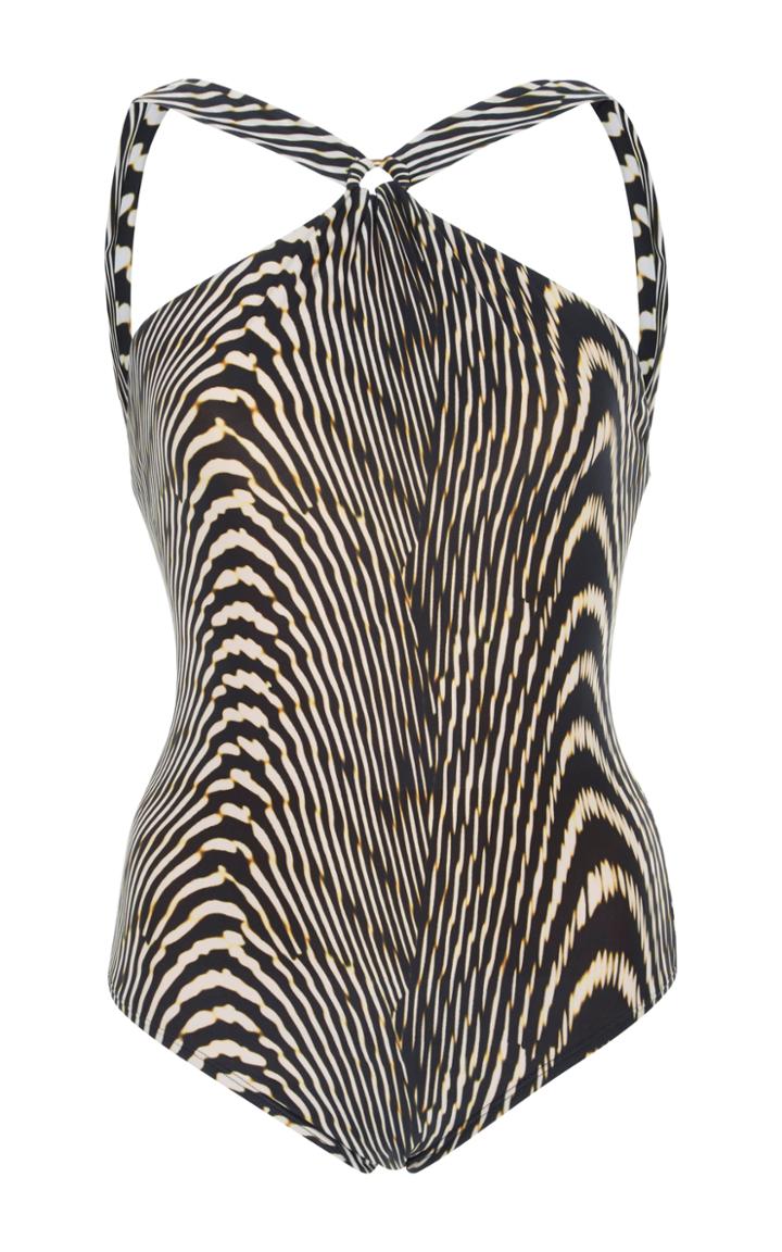 Lenny Niemeyer Zebra-print One Piece Swimsuit