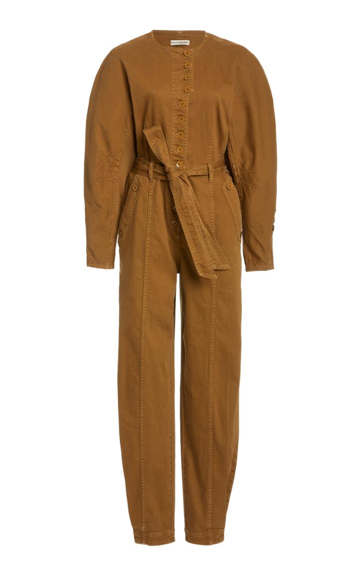Moda Operandi Ulla Johnson Atlas Belted Denim Jumpsuit