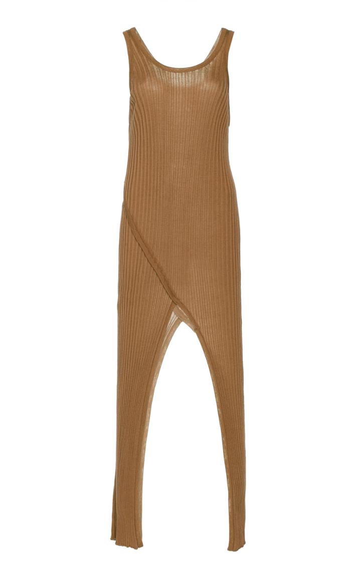 Moda Operandi Boyarovskaya Asymmetrical Rib Knit Dress Size: Xs