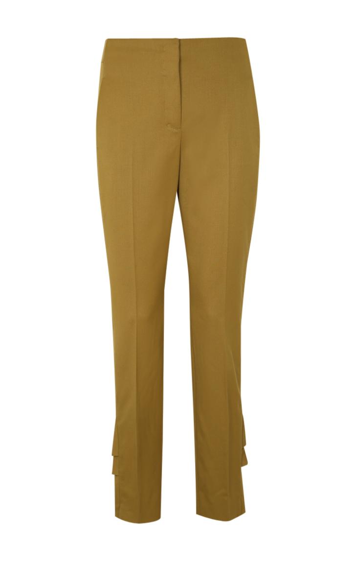 Dorothee Schumacher Cool Ambition Slim Ruffle Pants