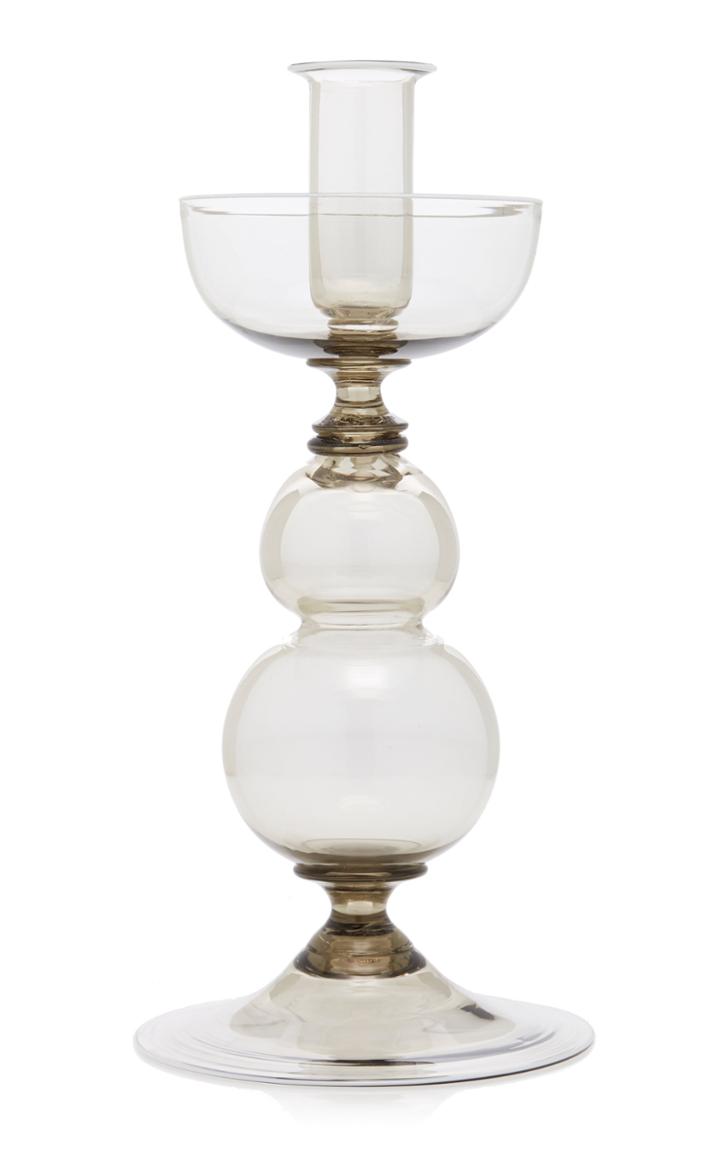 Davide Fuin Short Murano Glass Candlestick