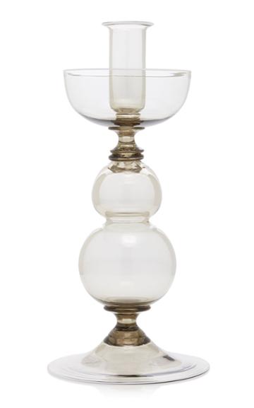 Davide Fuin Short Murano Glass Candlestick