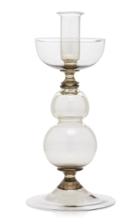 Davide Fuin Short Murano Glass Candlestick