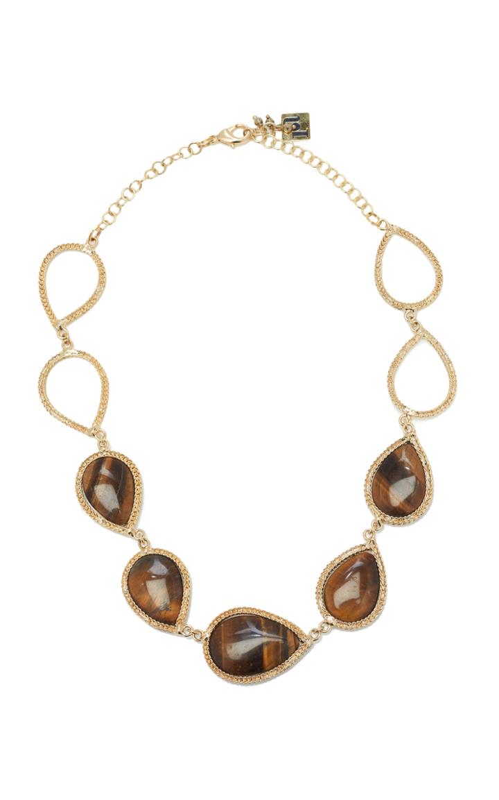 Moda Operandi Rosantica Ramino Tiger Eye Necklace