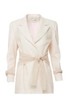 Mach & Mach Knotted Detail Sparkling Wrap Blazer Dress