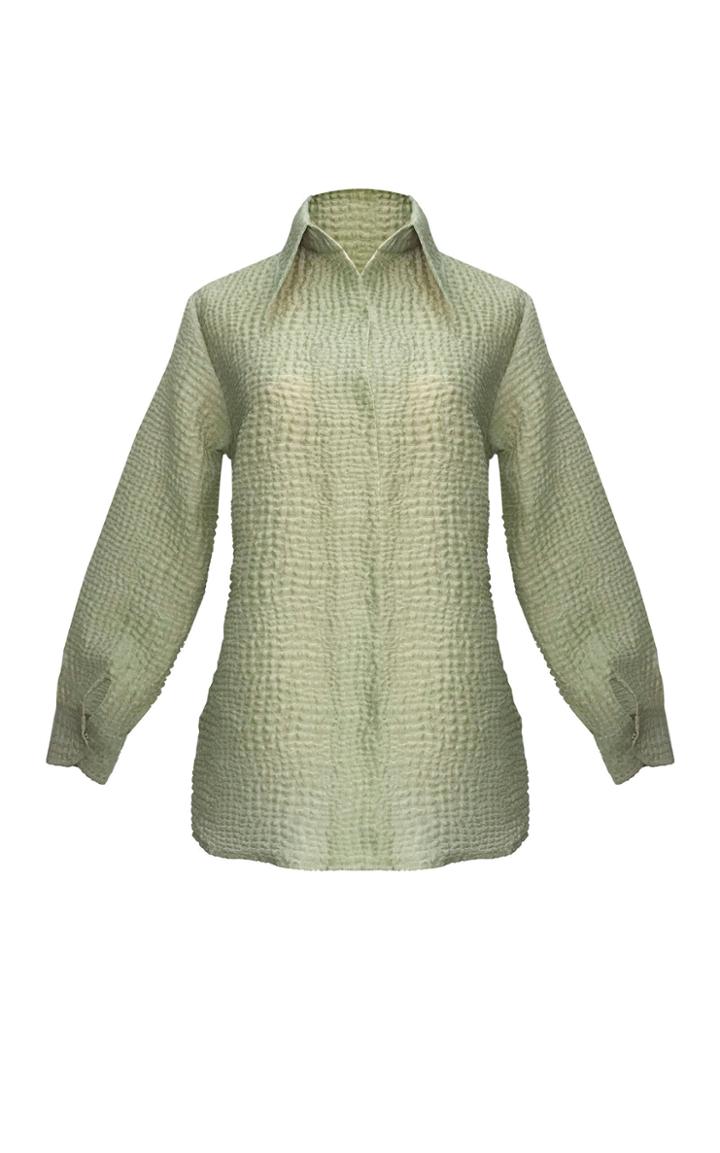 Bambah Green Button Up Shirt