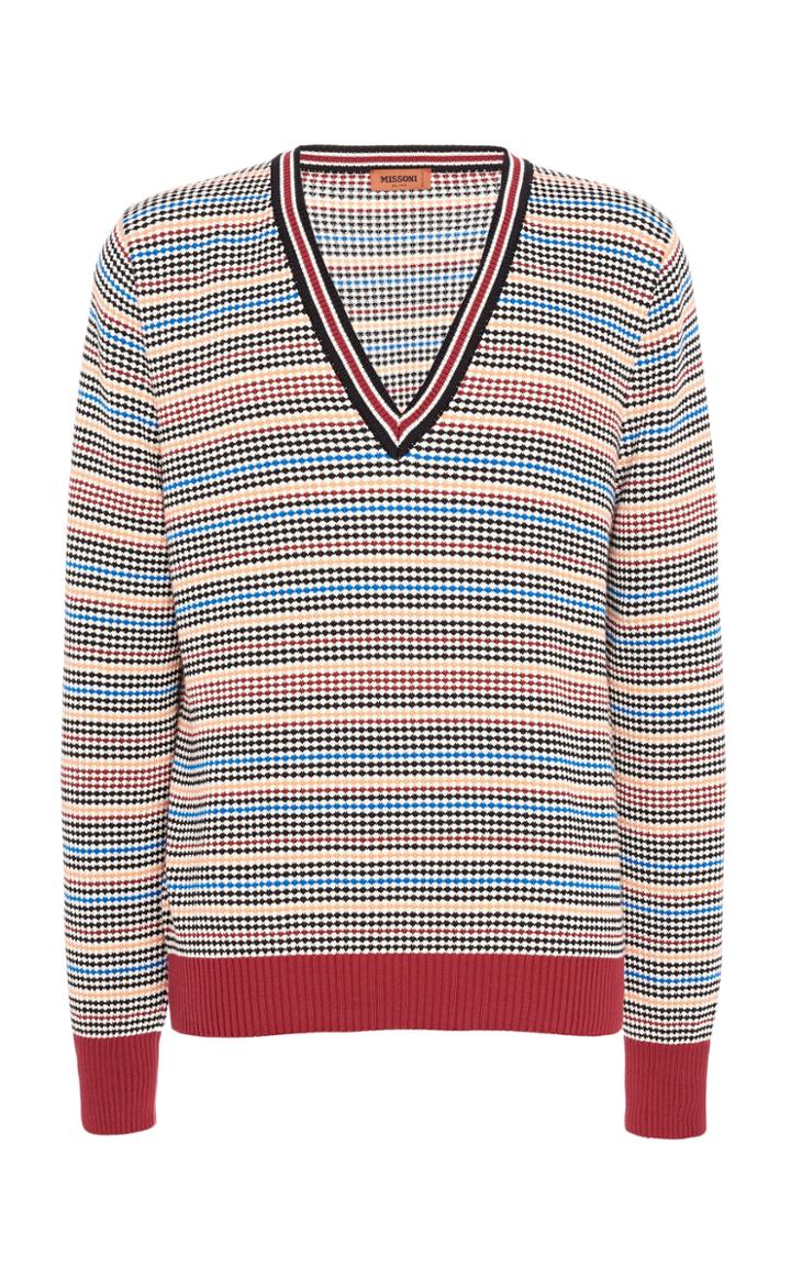 Missoni Striped V-neck Sweater