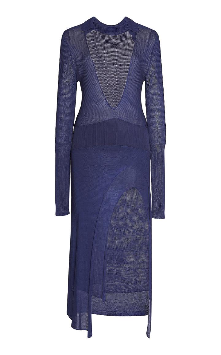 Jacquemus Notte Plunging Jersey Dress