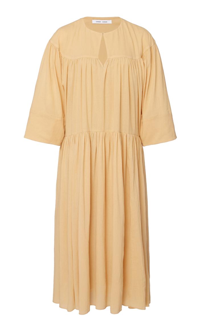 Moda Operandi Samse & Samse Karol 3/4 Sleeve Midi Dress Size: Xxs