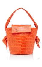 Nancy Gonzalez Crocodile Bucket Bag