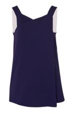 Rosetta Getty Crossed Front Crepe Top
