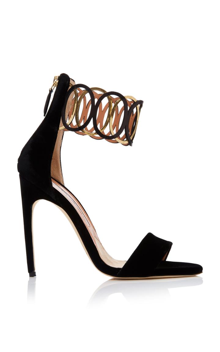 Brian Atwood Jiulia Velvet Sandal