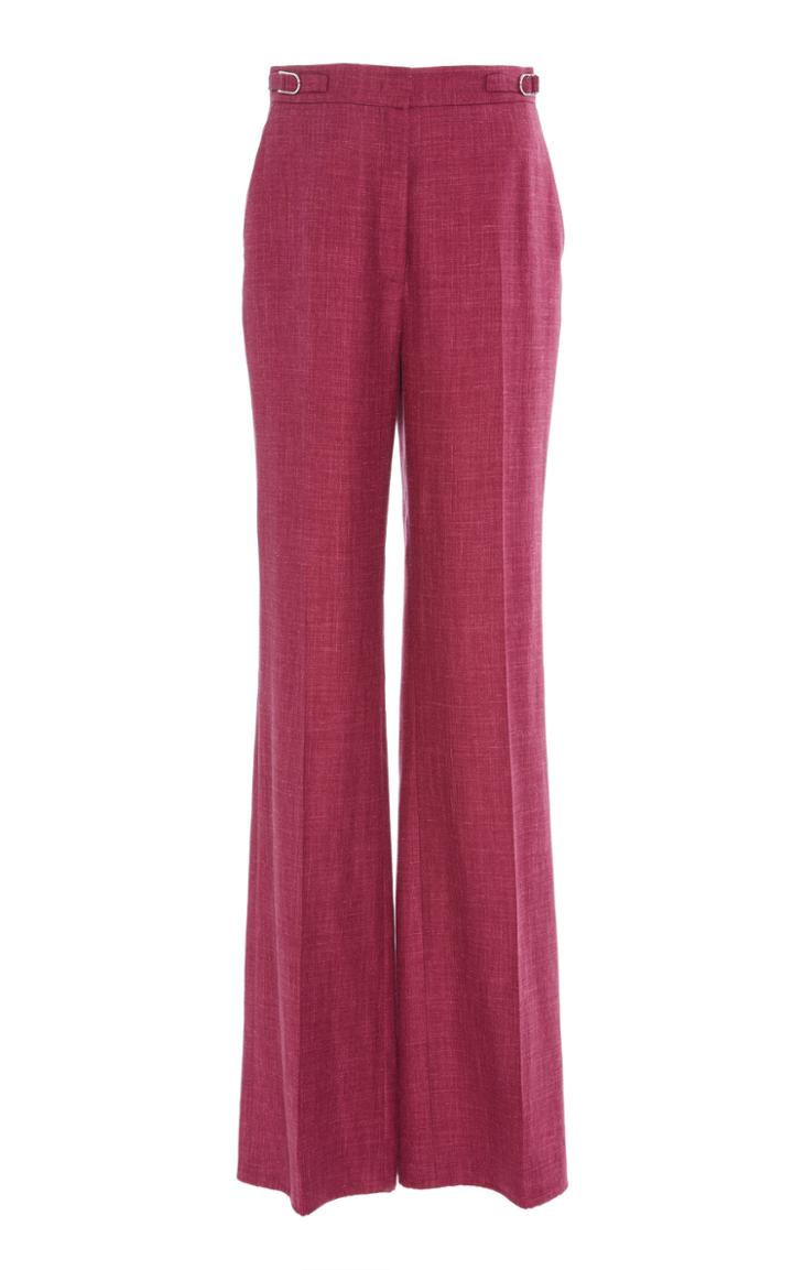 Gabriela Hearst Vesta Wide-leg Wool-blend Pants